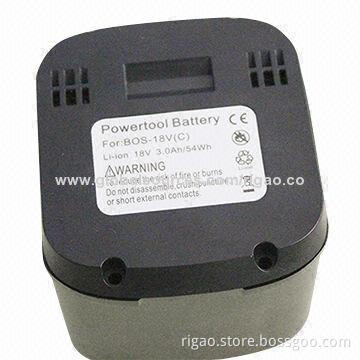 Best seller 18V replacement batteries for Bosch power tools battery packs, with 3,000mAh capacity